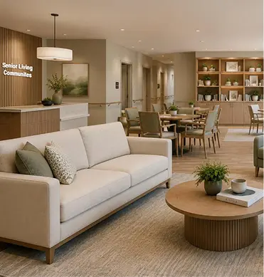 Community living space fitted out by Bundle